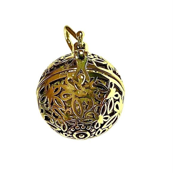 Pregnancy Pendant Mexican Bola Chime for Mother & Baby (Gold) - Picture 5 of 7